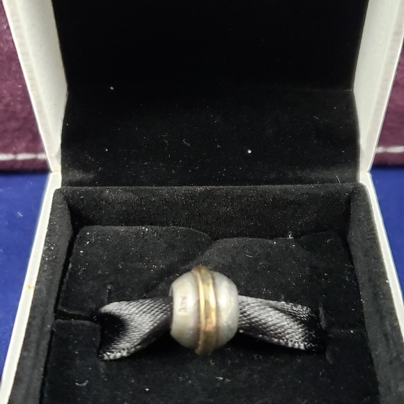 Pandora Two Tone Saturn Charm Retired